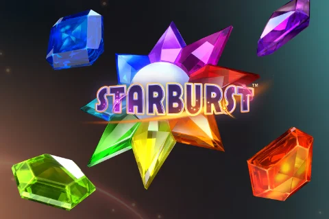 Starburst met kleurrijke ruimte-edelstenen